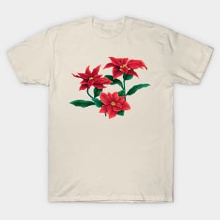 Poinsettia(Christmas flower) T-Shirt